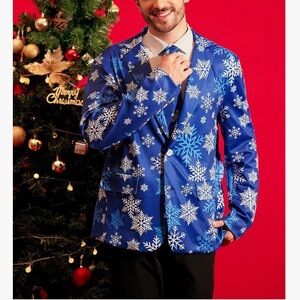 Holiday Suitmeister Snowflake Blazer